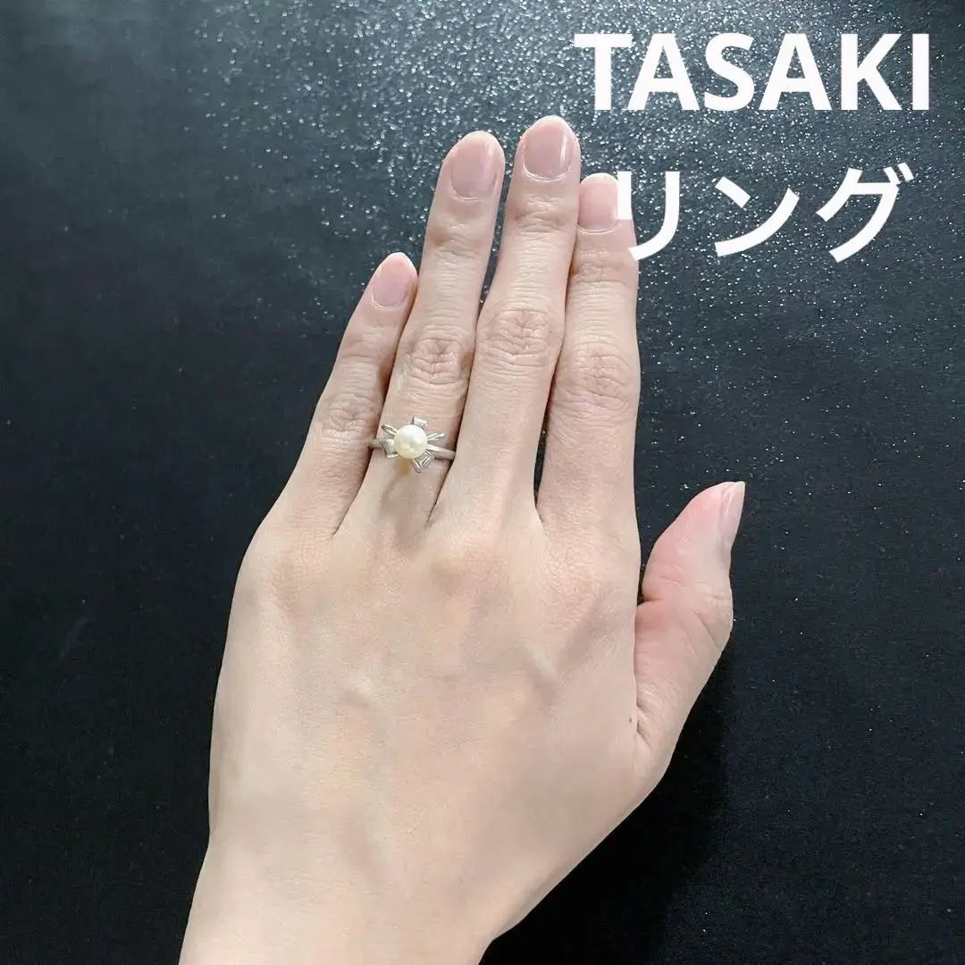 タサキ　KOBEカレッジリング　シルバー クロスデザインリング　アクセサリー タサキ KOBEカレッジリング シルバー クロスデザインリング