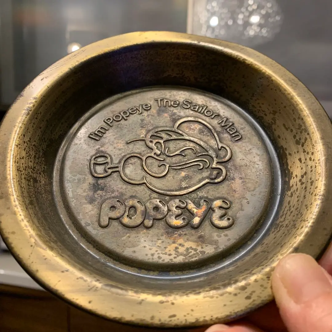 POPEYE ビンテージ陶器製灰皿レトロレア品