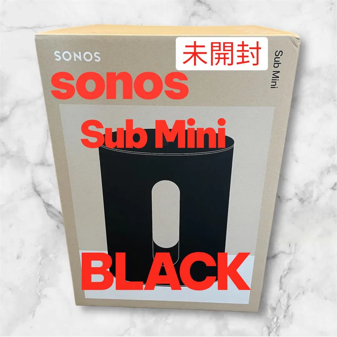 sonos sub mini    ウーハー　黒　新品未使用未開封 Sonos Sub Mini：コンパクトでも重厚な低音のサブウーファー | Sonos