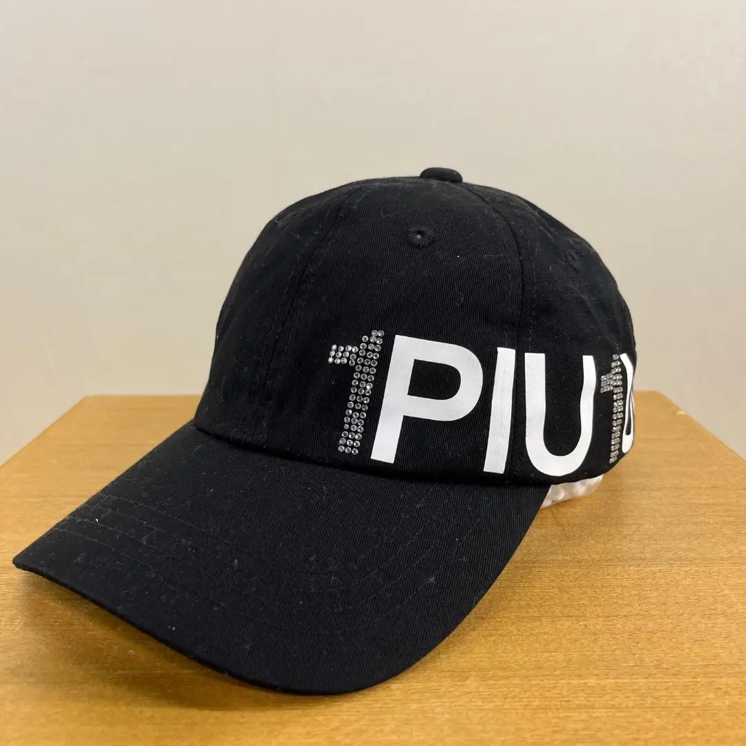 1PIU1UGUALE3 キャップ頭囲56cm【S】ブラック 1PIU1UGUALE3 RELAX キャップ 帽子 RELAX(ウノピゥウノウグァー