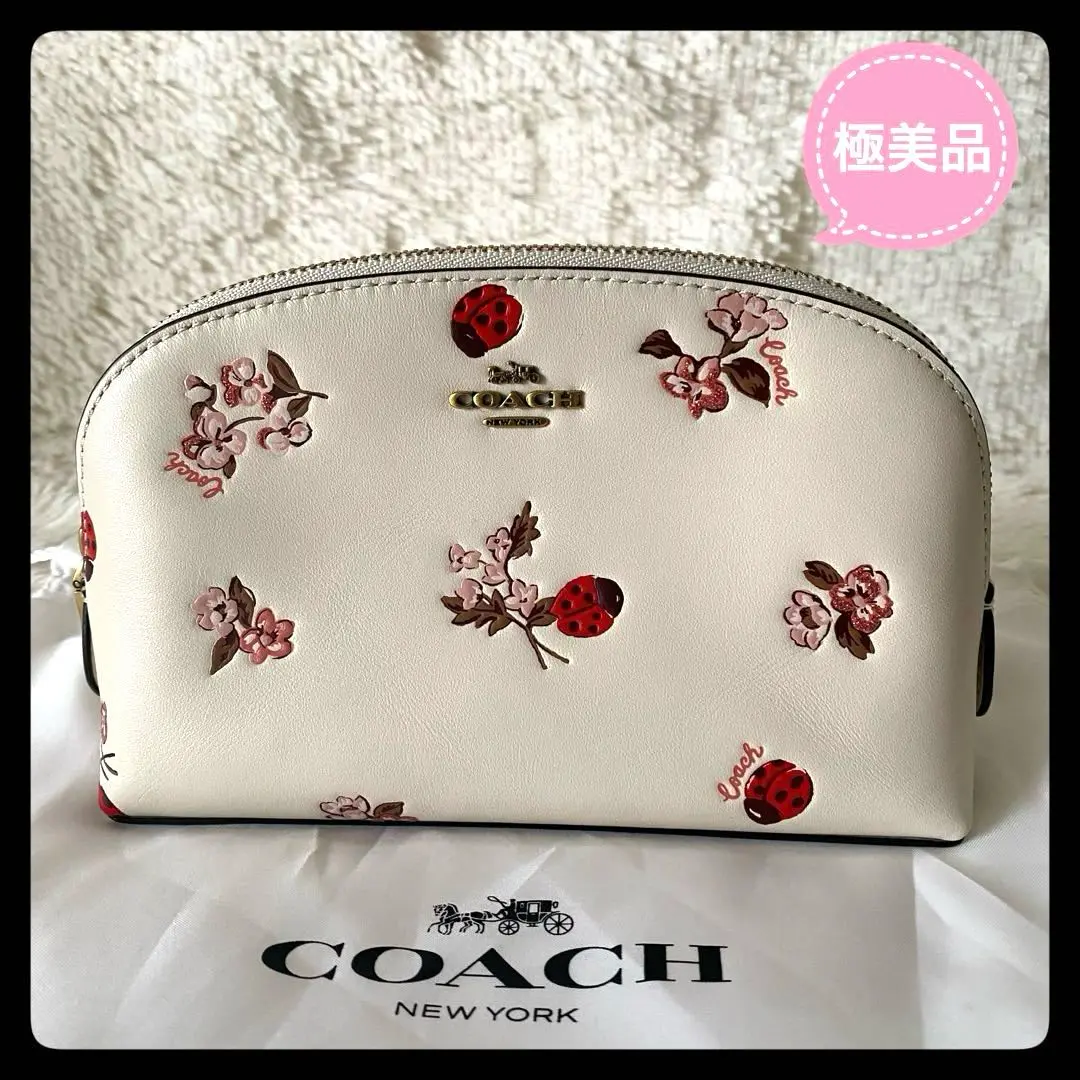 希少】COACH コーチ ハンドバッグ ソーホー金具 てんとう虫