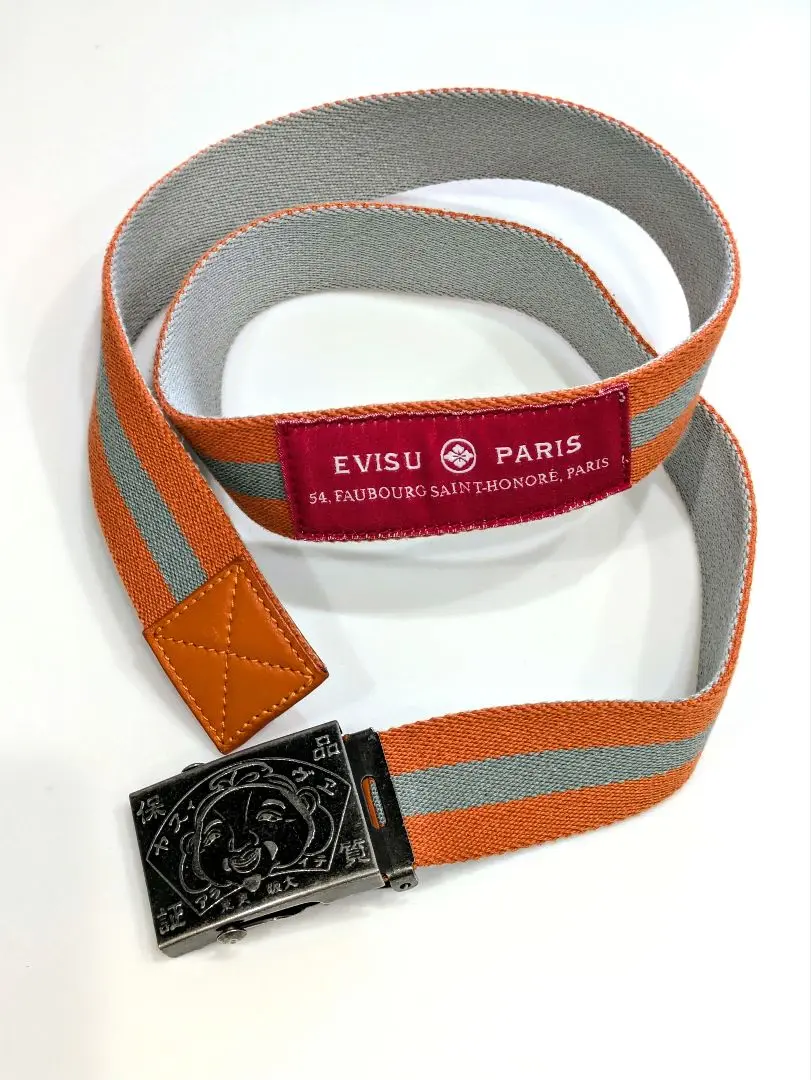 希少品 Evisu Paris vintage belt エビスベルト　カーキ 2025年最新】EVISU メンズ ベルトの人気アイテム - メルカリ