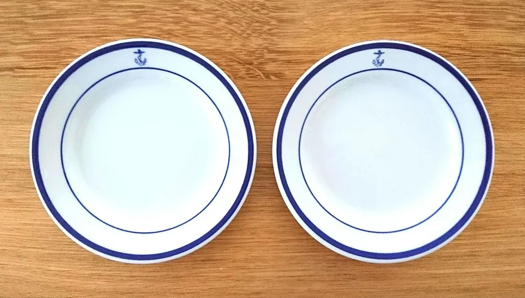 庫存品 2枚 16 US NAVY Homer Laughlin 盤子 碟 美軍 的縮圖