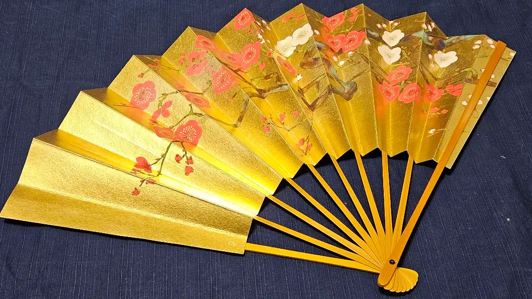 能楽師 五十六世 梅若六郎 襲名披露扇 十松屋福井　小倉遊亀他2点 能楽師 五十六世 梅若六郎 襲名披露扇 十松屋福井 小倉遊亀他2点
