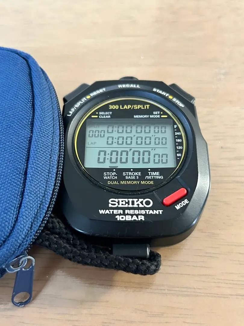 SEIKO セイコー ストップウォッチ スイミングマスター S141-0AA0 Amazon.com : Seiko S141 300 Memory Stopwatch : Sports & Outdoors