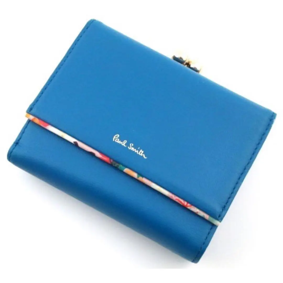 G06231 未使用品 Paul Smith ウォレット 財布 がま口 Yahoo!オークション - 【新品未使用】ポールスミス がま口三