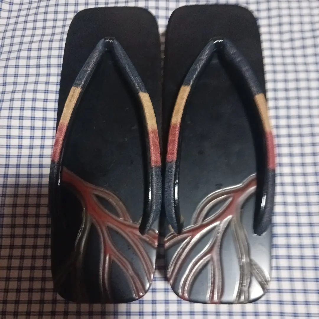 Thumbnail of Retro geta (Japanese wooden clogs), Kesagama (a type of geta)
