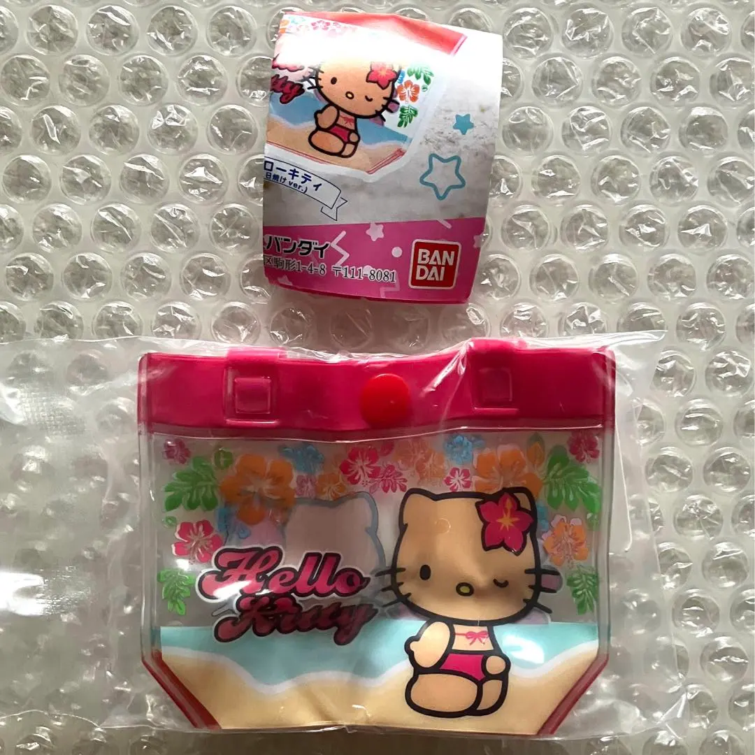 Thumbnail of Sanrio Characters Pool Bag Style Mini Pouch 2 Sunburned Kitty Gacha