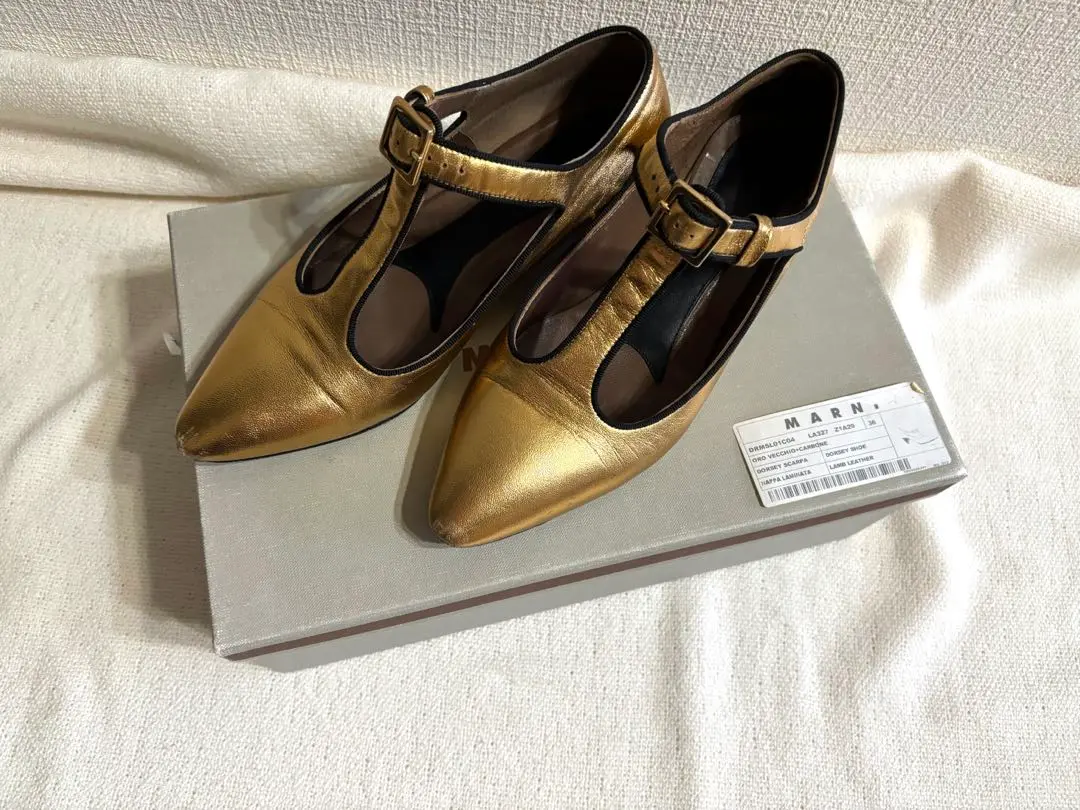 Marni マルニ　ポインテッドトゥシューズ　パンプス 2025年最新】マルニ つま先：ポインテッドトゥ レディース