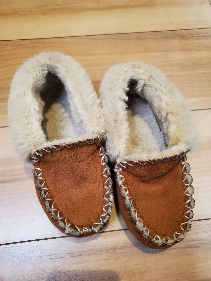 Thumbnail of Kids☆Back Fur Moccasins 19.5