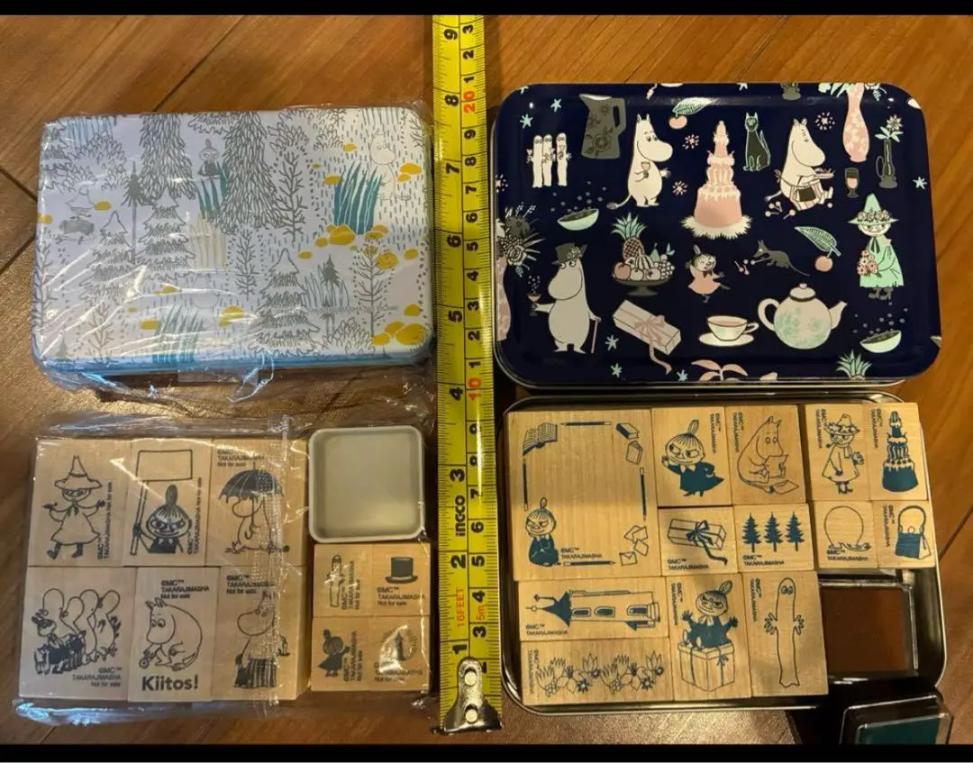 MOOMIN 姆明 木製印章套裝 罐裝 的縮圖