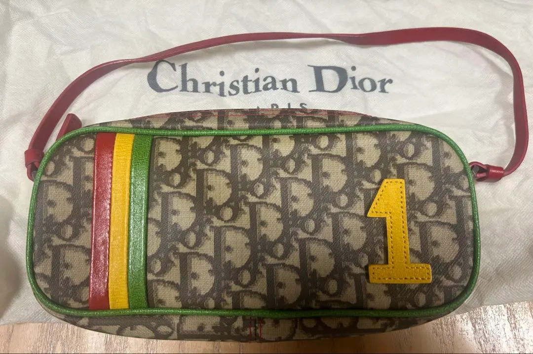 DIOR ディオール ポーチ ラスタ ベルトバッグ レア w6 DIOR ディオール ポーチ ラスタ ベルトバッグ レア w6 - メルカリ