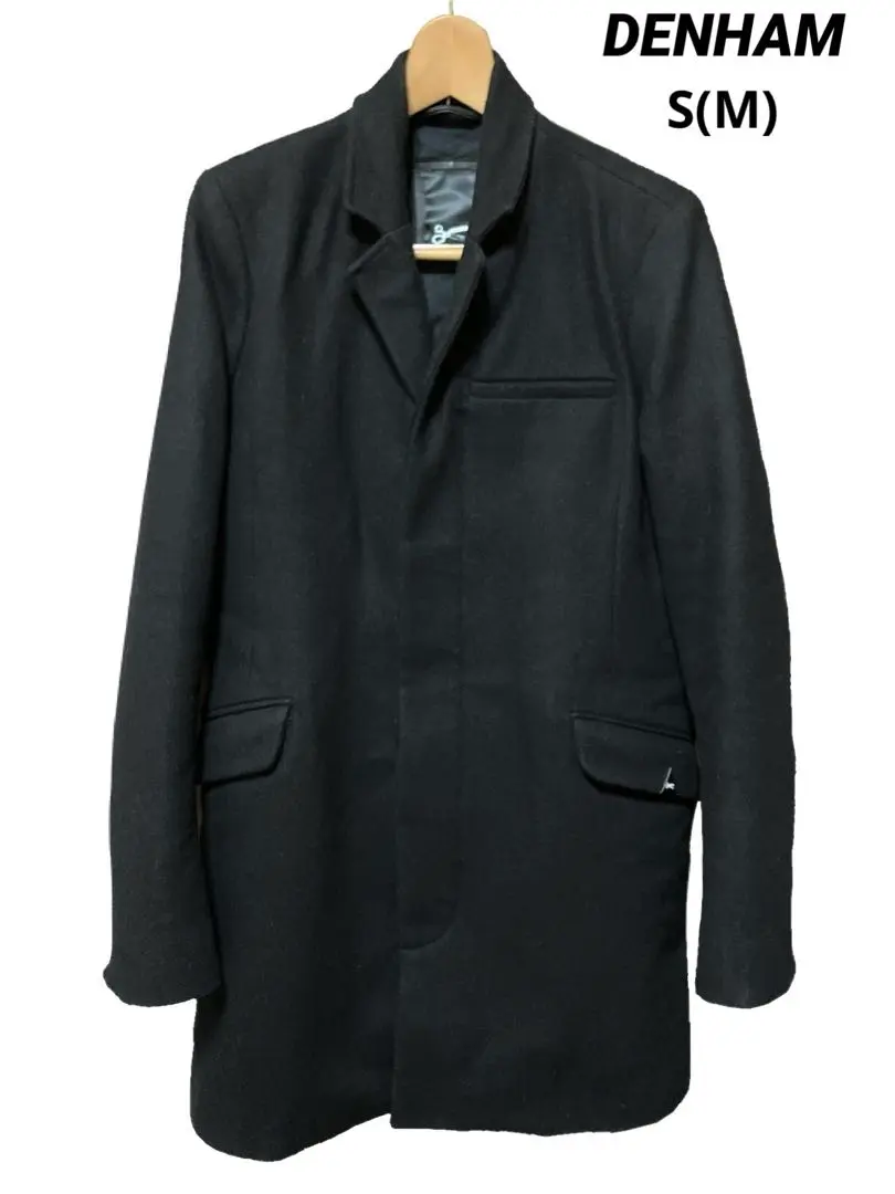 DENHAM JASON DENHAM ネイビー チェスターコート DENHAM JASON DENHAM ネイビー チェスターコート