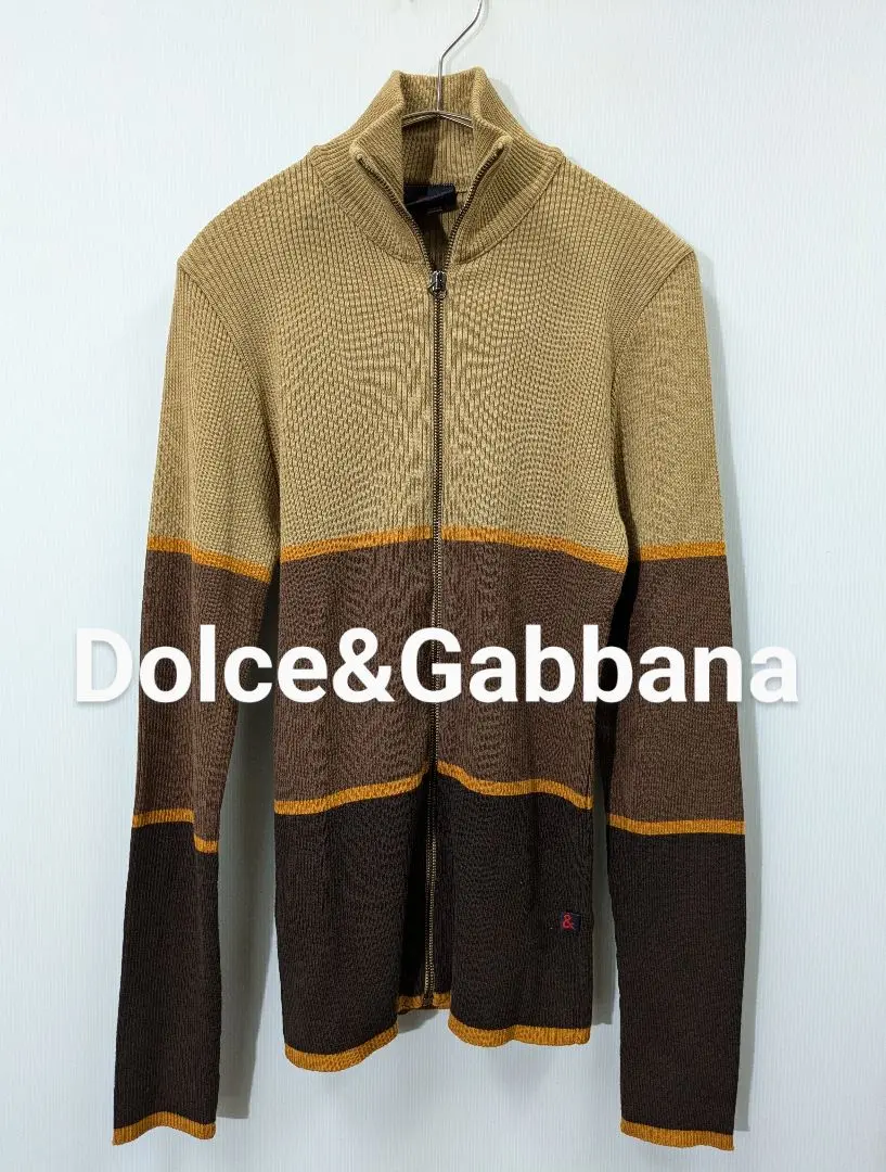 DOLCE&GABBANA(ドルチェ&ガッバーナドルガバ) ダブル仕様 長袖 カシミヤ カーディガン IKC74/4T10 46(S) チャコールグレー DOLCE＆GABBANA ドルチェ&ガッバーナ ドルガバ ロングコート