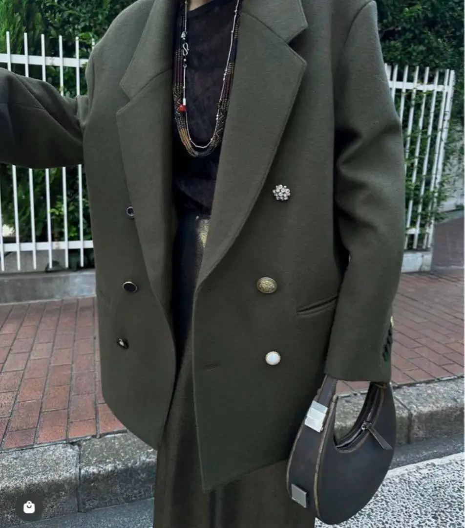 ジャケット・アウター AmeriVINTAGE UND EMBELLISH PAPA JACKET Ameri VINTAGE - AMERI UND EMBELLISH PAPA JACKETの通販 by