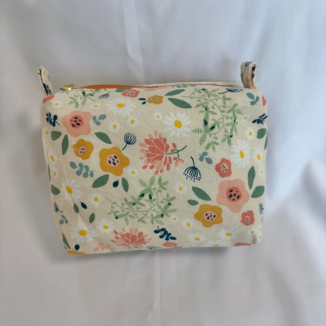 Thumbnail of Handmade Small Box Pouch Floral Yellow