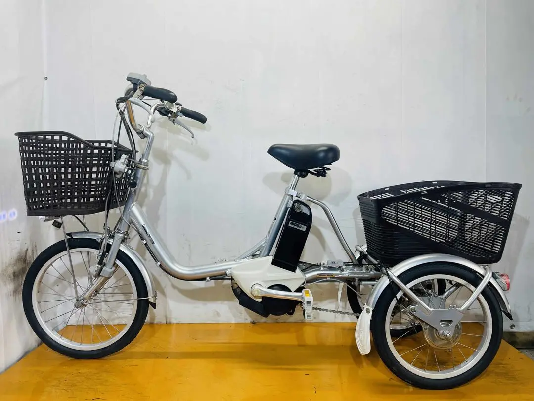 BRIDGESTONE 電動アシスト三輪車 水色　美品 2025年最新】Yahoo!オークション -電動三輪車(電動アシスト