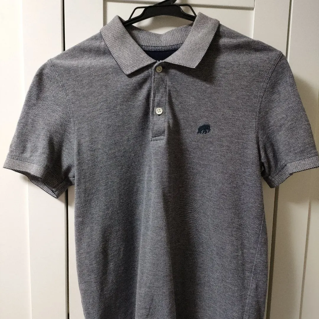 Thumbnail of BANANA REPUBLIC Organic Cotton Pique Polo S Gray