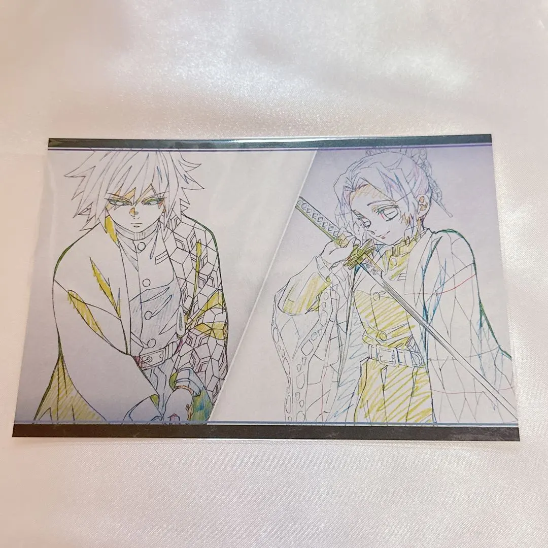 ♡ 鬼滅之刃 冨岡義勇 胡蝶忍 ufotableDINING 明信片 的縮圖