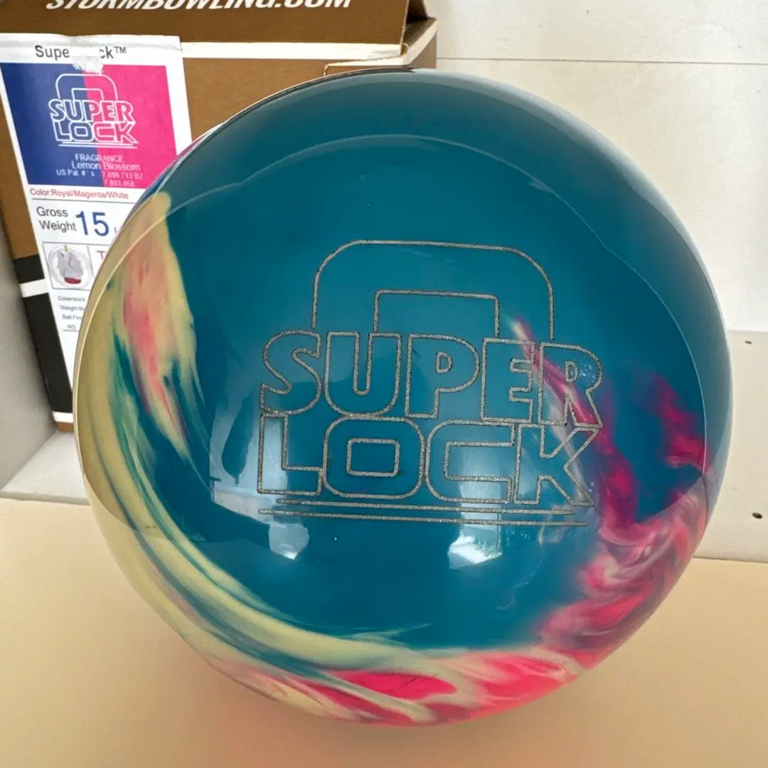 マコ【新品】パワー・ロック　ストーム　14ポンド3オンス　1 一年振りの新作】ストーム メガロック- ボウリングボール、国内