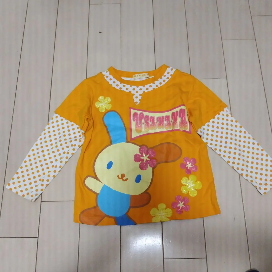 兔花 長袖T恤 110 的縮圖