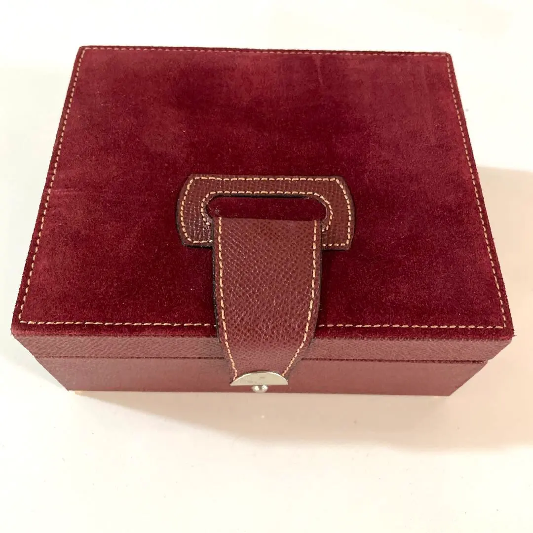 Thumbnail of Jewelry Case, Accessory Box, Accessory Case, 2-Tier, Bordeaux Color