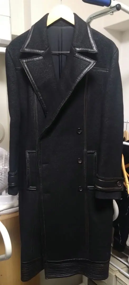 5531 HOMMES DIRECTOR'S レザー✖️メルトンクロンピーコート 5531 HOMMES DIRECTOR'S レザー✖️メルトンクロンピーコート