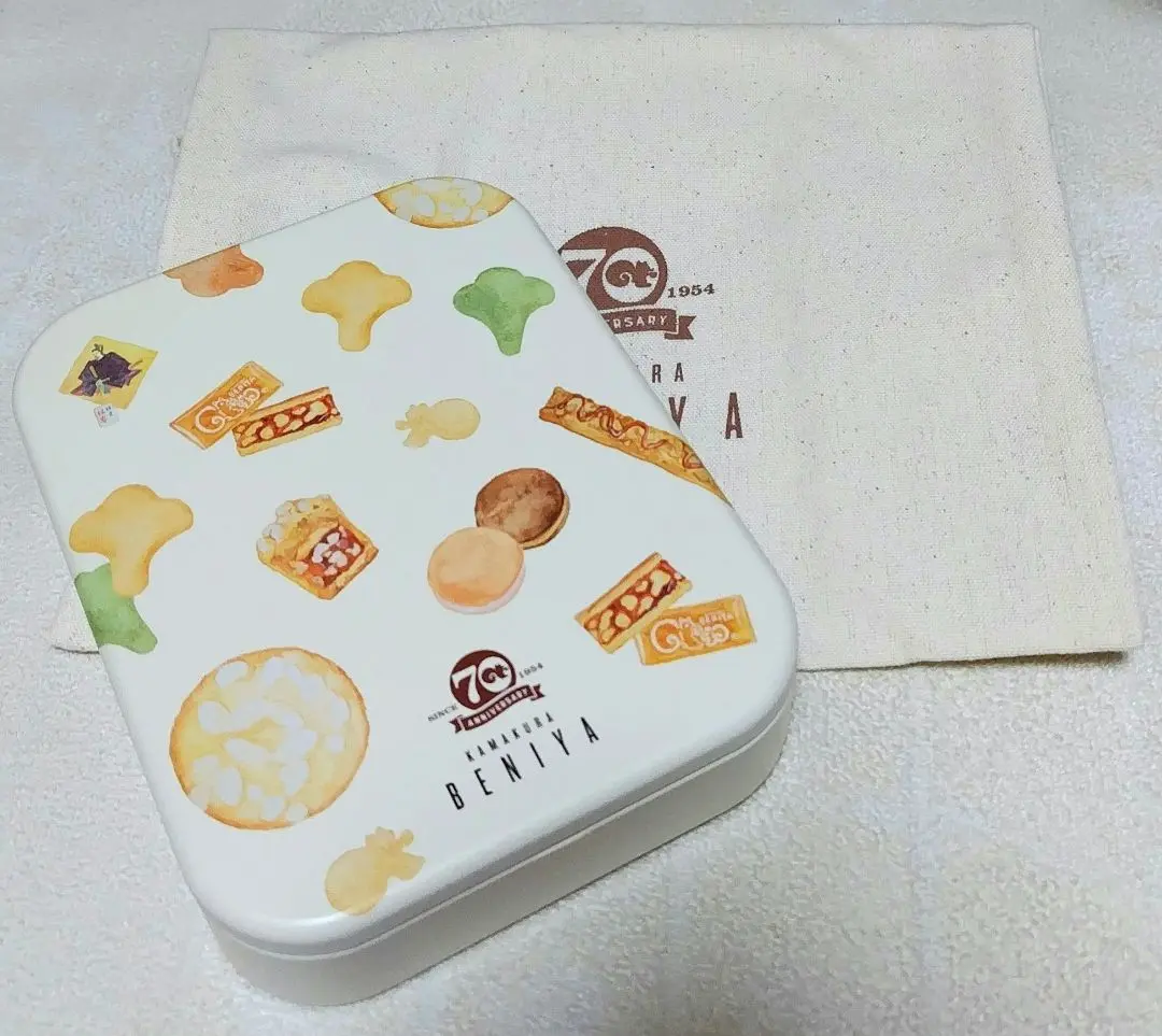 クルミっこ　70周年【缶のみ】 クルミッ子」入った詰め合わせ 鎌倉紅谷70周年で発売、「頼朝