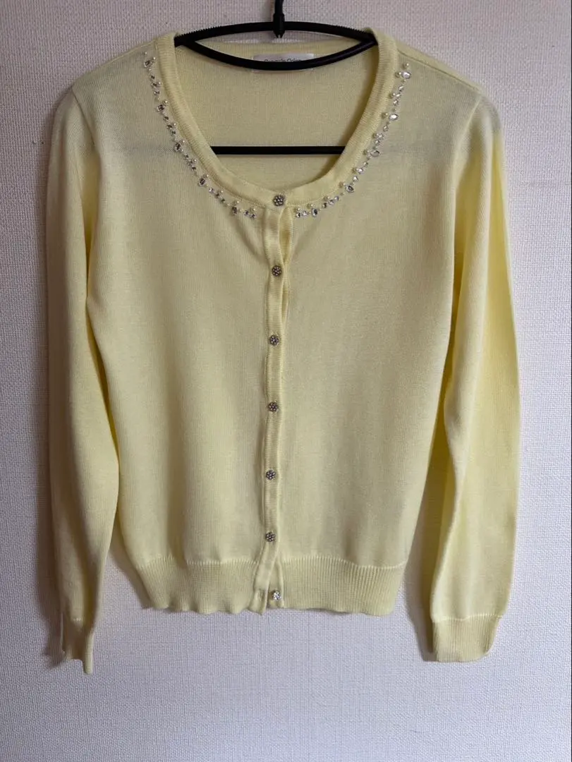 Thumbnail of Capsule Color Yellow Beads Cardigan