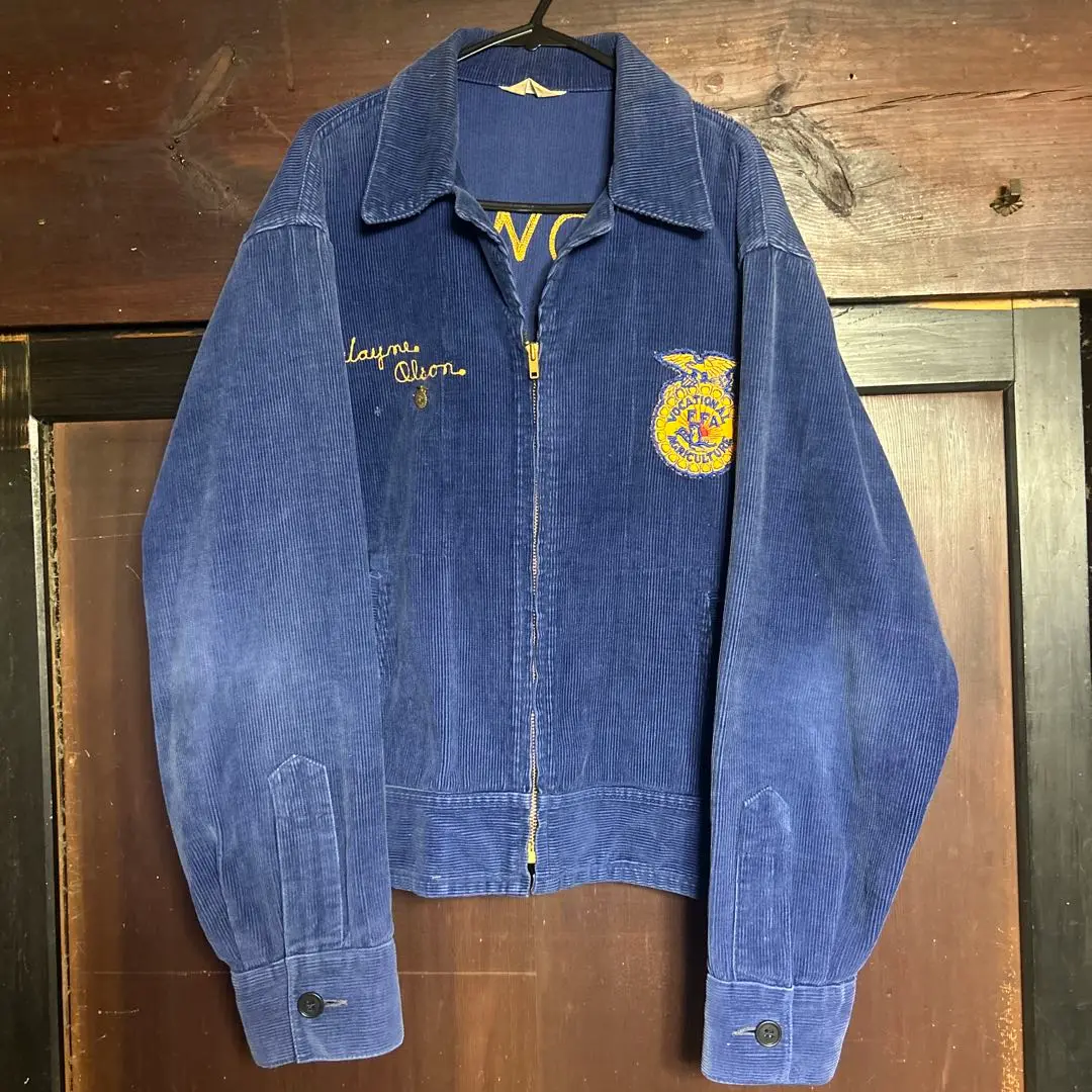 vintage 50s 初期 ＦＦＡジャケット レア 七分袖 f-ffa-newjersey-50-o1.jpg