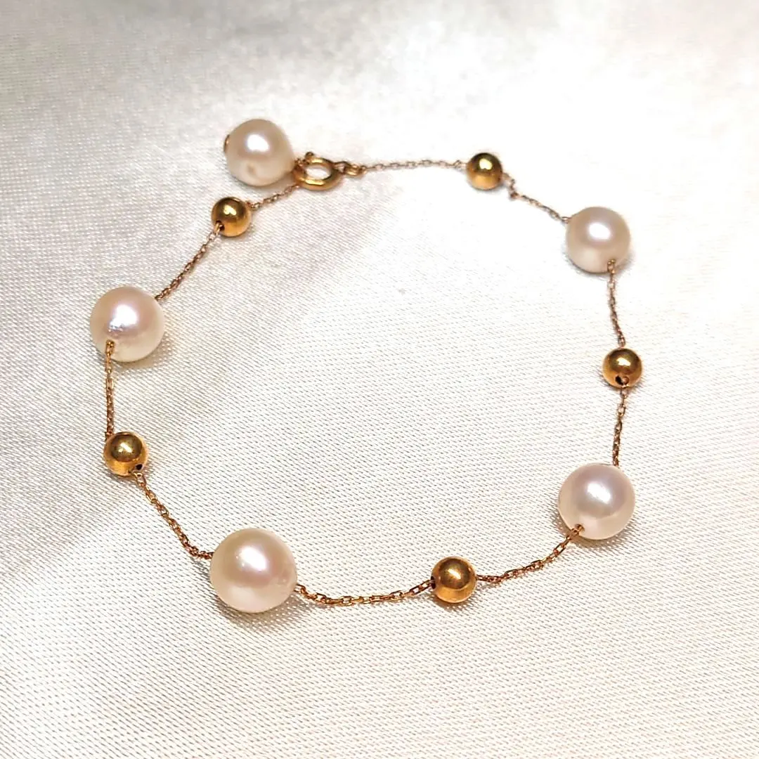 Thumbnail of 18k Gold Women's Pearl Bracelet