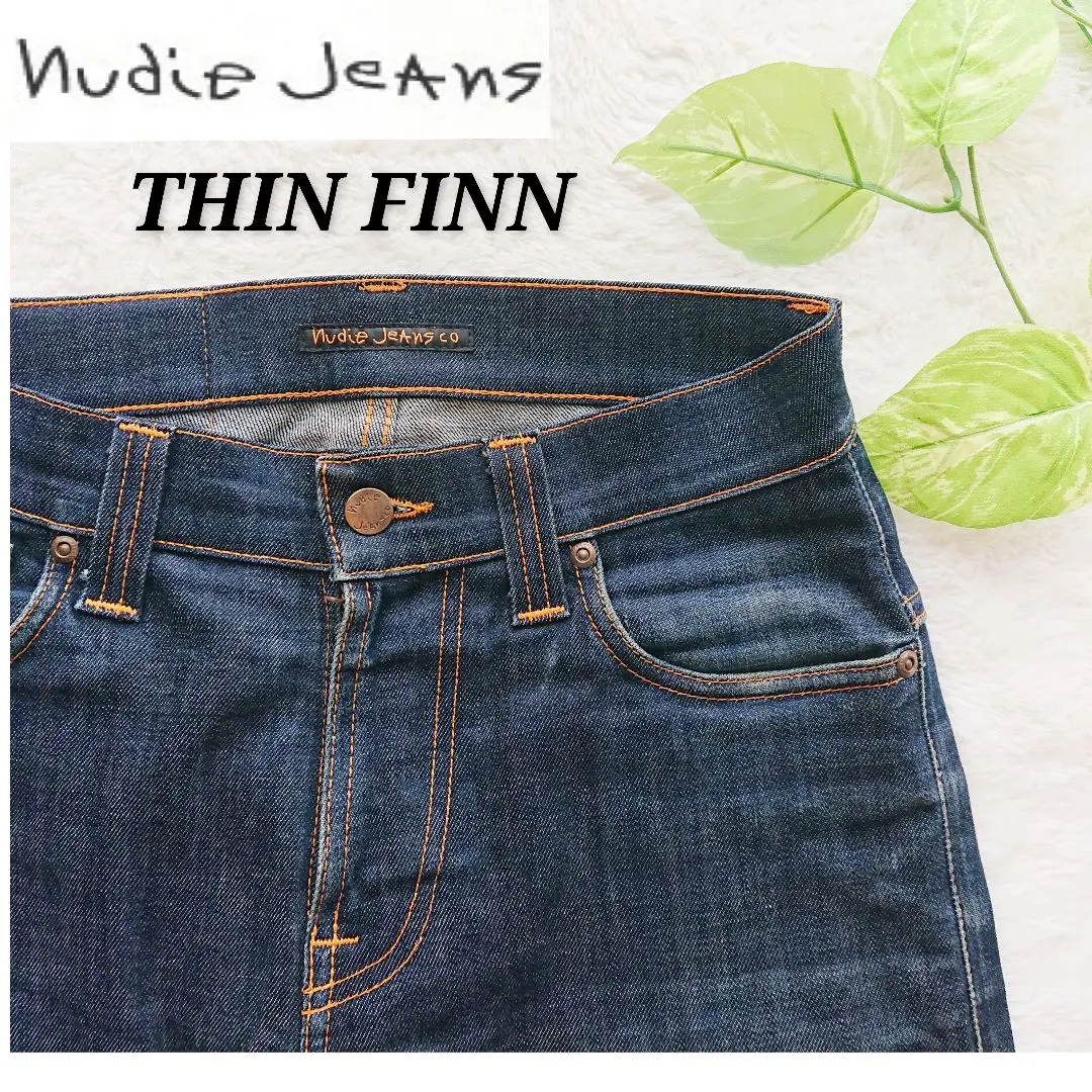 JM様★新品未使用★Nudie Jeans Thin Finn DRYTWILL Nudie Jeans】Thin Finn Dry Twill – Blue Beach Denim