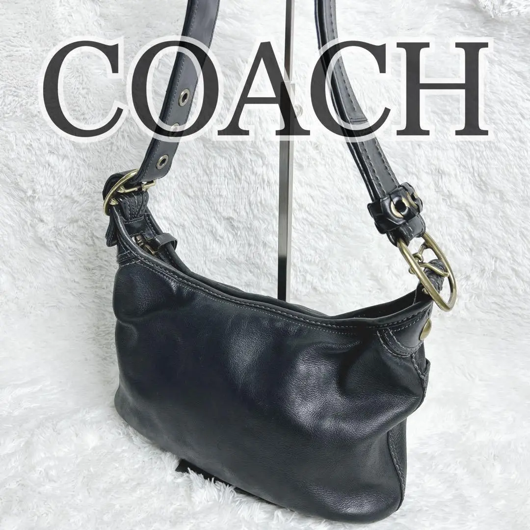 希少・美品✨OLD COACH ワンショルダー グラブタンレザー ターンロック 希少✨未使用級 オールドコーチ ターンロック グリーン