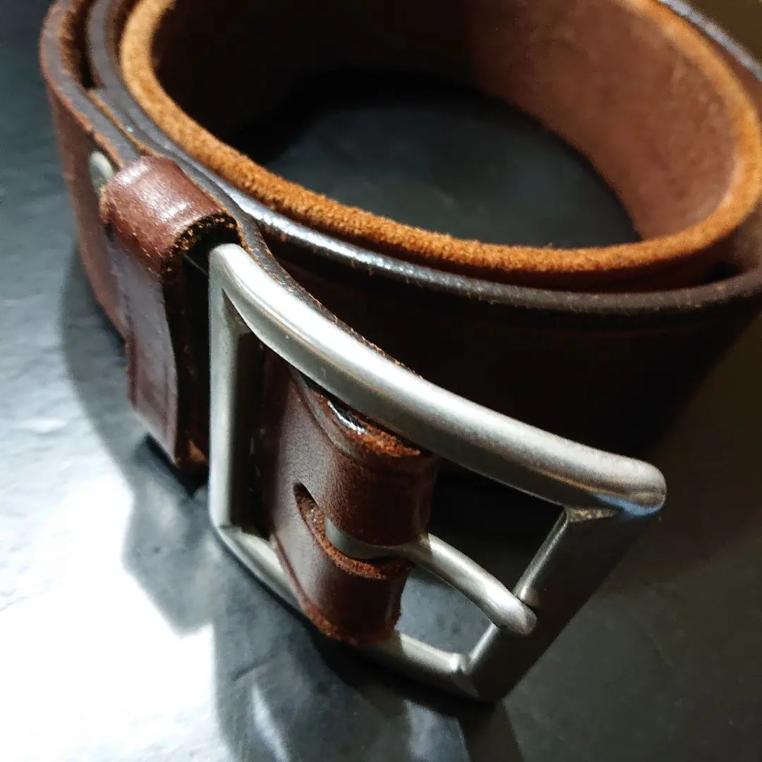 「Vintage」 Joe McCOYダブルピンギャリソンベルト 黒 32インチ Vintage」 Joe McCOYダブルピンギャリソンベルト 黒 32インチ
