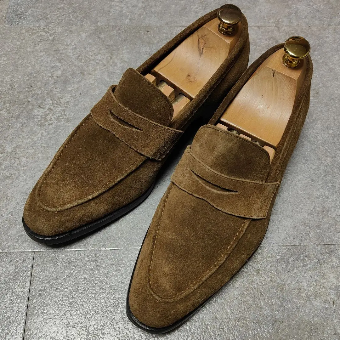 Thumbnail of UNITED ARROWS Suede Loafers, Brown