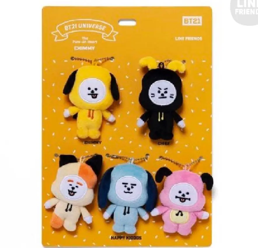 BT21 UNIVERSE CHIMMY ぬいぐるみセット (6SET)／BTS BT21 UNIVERSE CHIMMY