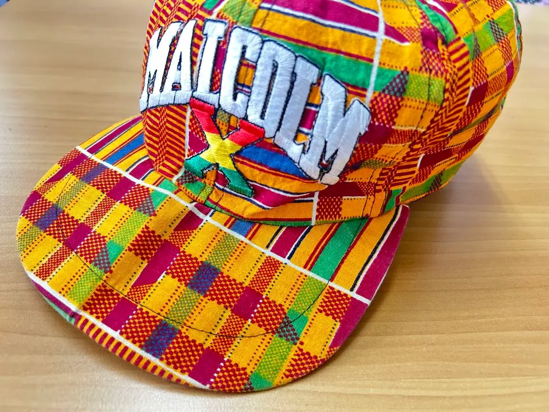malcom x マルコムx キャップ 90s ネオン グリーン タイダイ