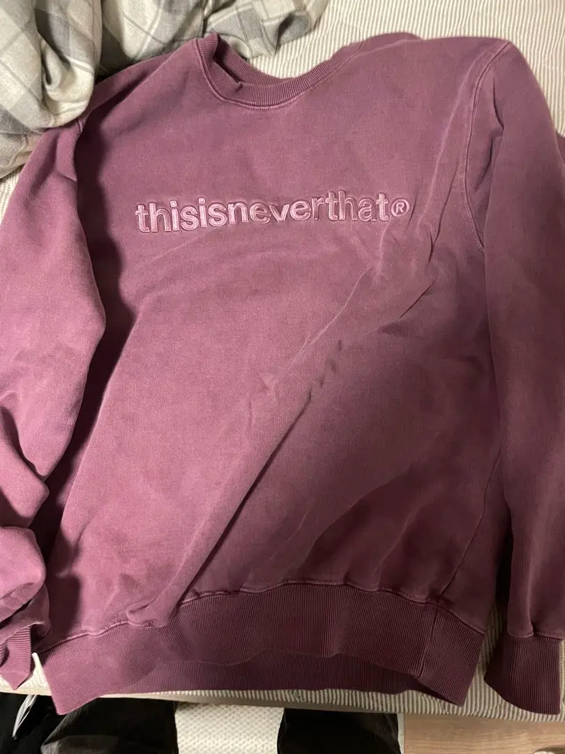 ディスイズネバザット thisisneverthat スウェット Mサイズ 紫