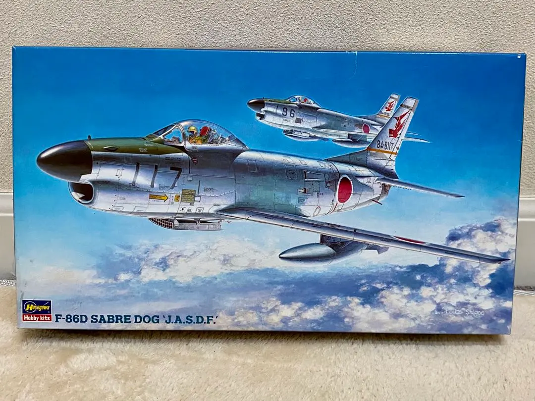 ハセガワ　F-86Dセイバードッグ　航空自衛隊　完成品　1/72 f86d-72-hasegawa-6-300x192.jpg