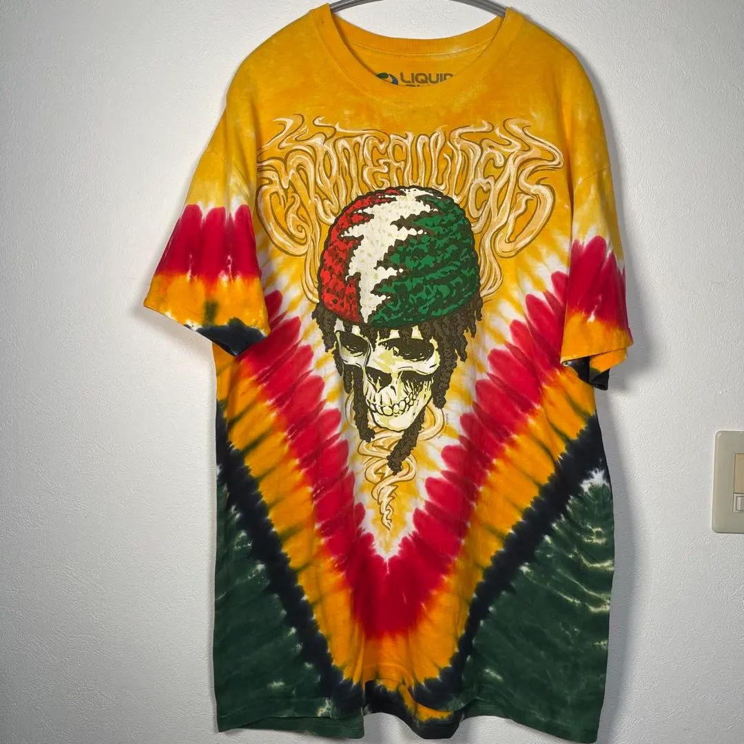 Thumbnail of LIQUID BLUE Grateful Dead T-shirt Tie-dye Skull