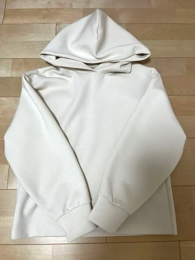 Thumbnail of Uniqlo Hooded Parka, Size S, Ivory
