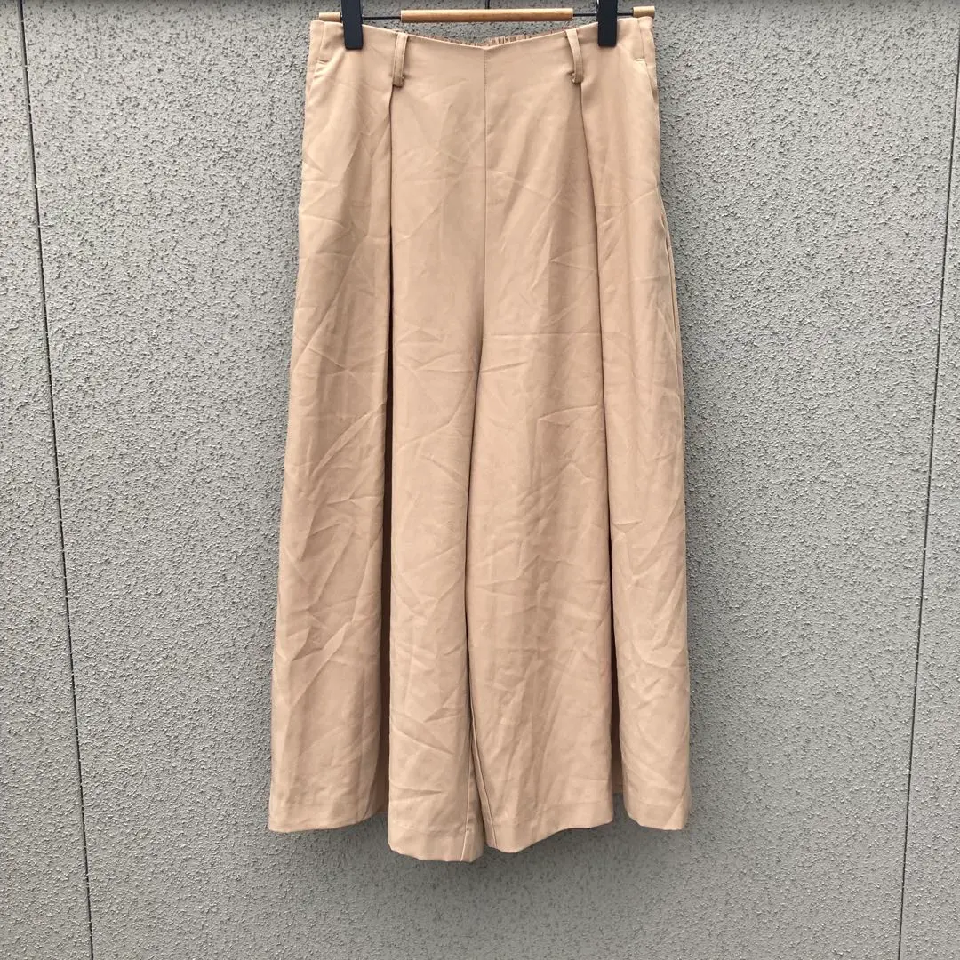Thumbnail of 2839 [Allamanda] 38♡ Wide Leg Gaucho Pants, Elastic Waist