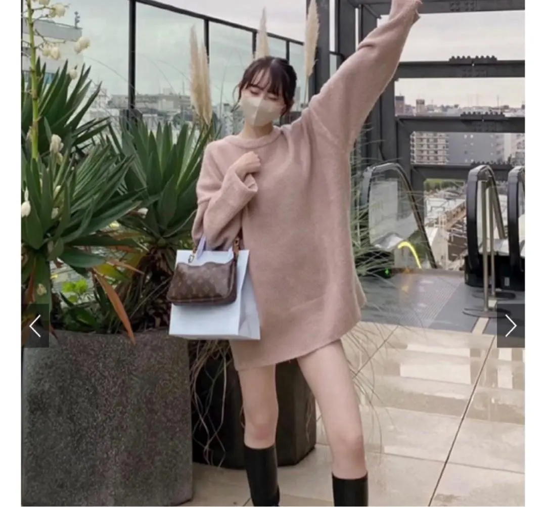 Thumbnail of Oversized Knit Top [rut387]