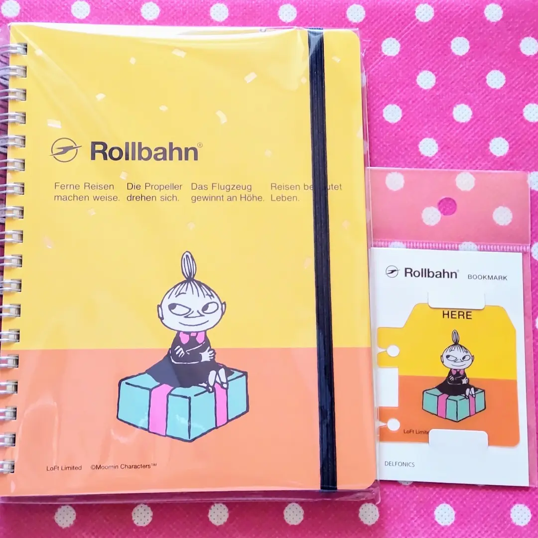 Rollbahn - ロフト限定 ムーミン ロルバーン ポケット付きメモL