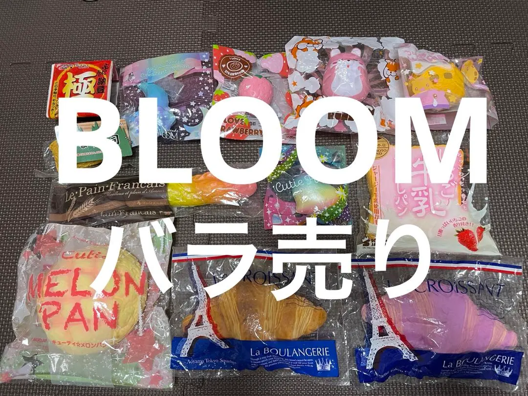 BLOOMスクイーズ ブルーム ル・パン・フランセ ミニ セット レア ブルームスクイーズ パンシリーズ ミニ | アイテム | 株式会社