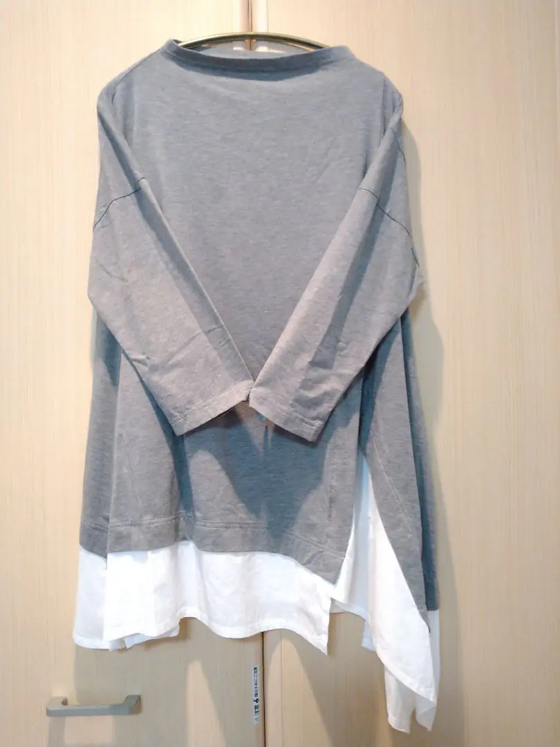 Thumbnail of Mefu Mixed Material Pullover Cut and Sew Tunic