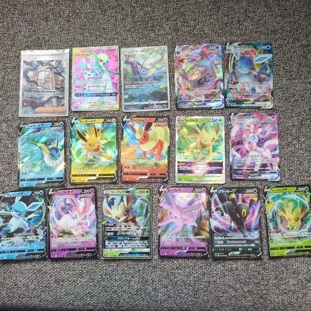 Thumbnail of Pokemon Card Eeveelution Set
