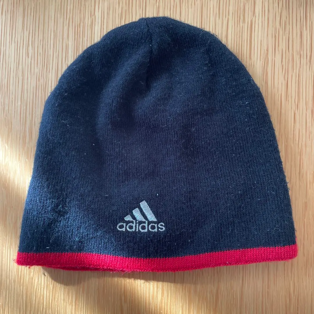 Thumbnail of Kids' hat, ski, boys, Adidas, wool, black, red