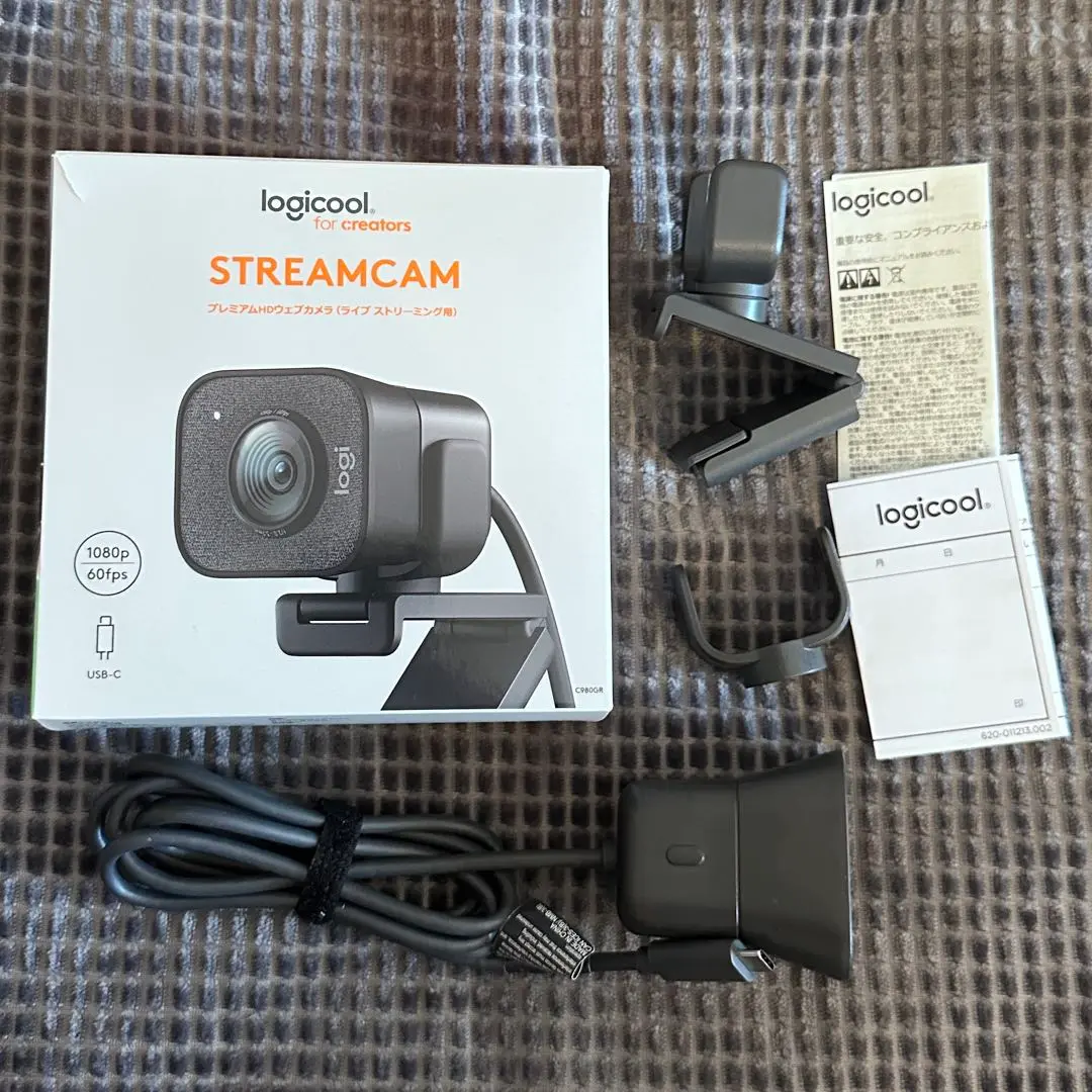 中古 注意事項あり ロジクール C980GR STREAMCAM C980GR ロジクール 〔中古〕StreamCam C980GR（中古保証1ヶ月間