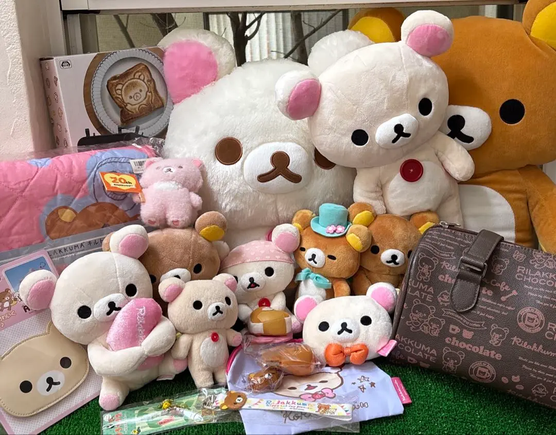 タグ付リラックマ×EDWIN エドウィン　ハリスツイードぬいぐるみ3体セット タグ付リラックマ×EDWIN エドウィン ハリスツイードぬいぐるみ3
